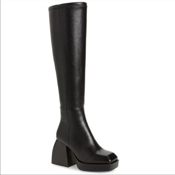 Jeffrey Campbell Women's DAUPHIN High Block Heel Boots women size 6